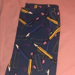 OS teacher/back to school Lularoe leggings